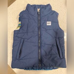 MEC Blue and Green Striped Vest